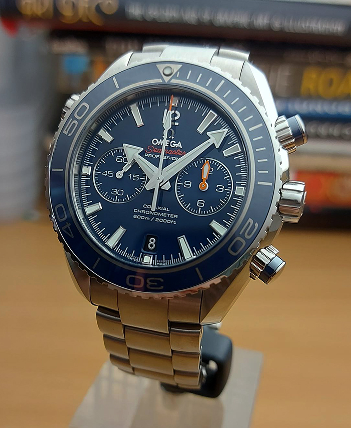 Omega Seamaster Planet Ocean 600M Co Axial Titanium Chronograph